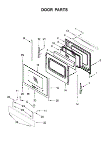 Door Parts parts for Whirlpool Range WEE510SAGB1 from AppliancePartsPros.com