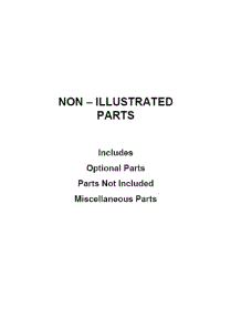 Optional Parts (Not Included) parts for Whirlpool Range WFC310S0EW3 from AppliancePartsPros.com