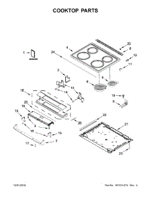 Cooktop Parts parts for Whirlpool Range WEE510S0FV2 from AppliancePartsPros.com