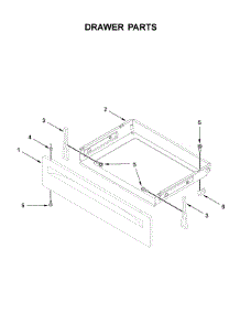 Drawer Parts parts for Whirlpool Range WFE515S0EB2 from AppliancePartsPros.com