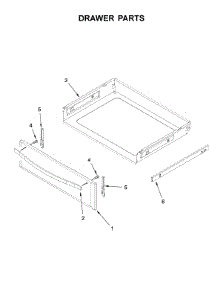 Drawer Parts parts for Whirlpool Range WFE745H0FS2 from AppliancePartsPros.com