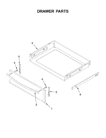 Drawer Parts parts for Whirlpool Range YWFE745H0FH2 from AppliancePartsPros.com