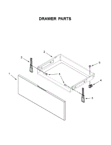 Drawer Parts parts for Whirlpool Range WFC310S0ES3 from AppliancePartsPros.com