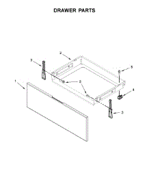 Drawer Parts parts for Whirlpool Range WFC310S0ES2 from AppliancePartsPros.com