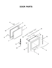 Door Parts parts for Whirlpool Range WFE775H0HV1 from AppliancePartsPros.com