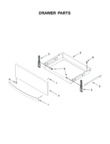 Drawer Parts parts for Whirlpool Range WEE750H0HW1 from AppliancePartsPros.com