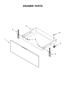 Drawer Parts parts for Whirlpool Range YWFC310S0ES2 from AppliancePartsPros.com