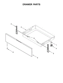 Drawer Parts parts for Whirlpool Range WFG510S0HS0 from AppliancePartsPros.com