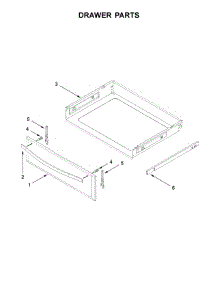 Drawer Parts parts for Whirlpool Range WFE770H0FZ2 from AppliancePartsPros.com