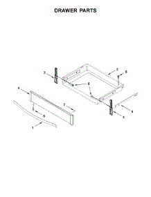 Drawer Parts parts for Whirlpool Range WEE745H0FS2 from AppliancePartsPros.com