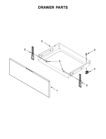 Drawer Parts parts for Whirlpool Range YWEE510S0FV1 from AppliancePartsPros.com