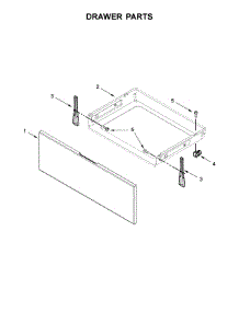 Drawer Parts parts for Whirlpool Range WFE510S0HS0 from AppliancePartsPros.com