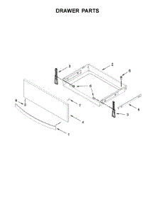 Drawer Parts parts for Whirlpool Range YWEE750H0HV0 from AppliancePartsPros.com