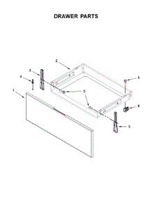 Drawer Parts parts for Whirlpool Range WEE510SAGB0 from AppliancePartsPros.com