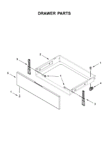 Drawer Parts parts for Whirlpool Range YWFE550S0HZ0 from AppliancePartsPros.com