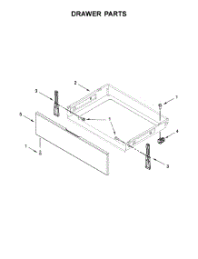 Drawer Parts parts for Whirlpool Range WFE550S0HV0 from AppliancePartsPros.com