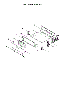 Broiler Parts parts for Whirlpool Range WFG320M0BS2 from AppliancePartsPros.com