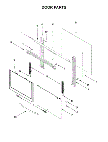 Door Parts parts for Whirlpool Range WFG320M0BB2 from AppliancePartsPros.com