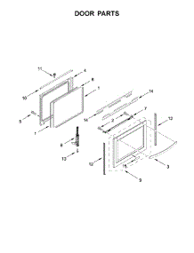 Door Parts parts for Whirlpool Range WFG775H0HZ0 from AppliancePartsPros.com