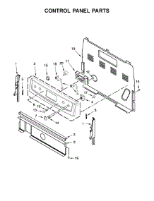 Control Panel Parts parts for Whirlpool Range 4KWFE7685ES1 from AppliancePartsPros.com