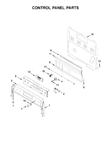 Control Panel Parts parts for Whirlpool Range WFE975H0HV0 from AppliancePartsPros.com