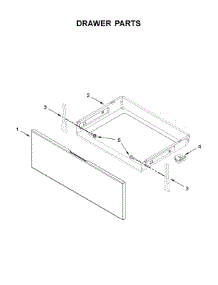 Drawer Parts parts for Whirlpool Range WFE525S0HS0 from AppliancePartsPros.com