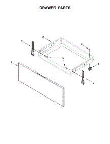 Drawer Parts parts for Whirlpool Range WFE525S0HV0 from AppliancePartsPros.com