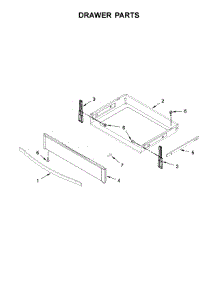 Drawer Parts parts for Whirlpool Range YWEE745H0FE1 from AppliancePartsPros.com