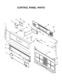 Control Panel Parts parts for Whirlpool Range WFG525S0HT0 from AppliancePartsPros.com