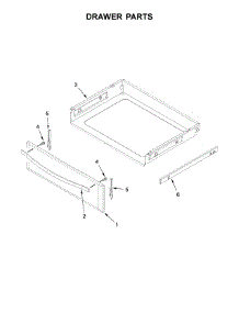 Drawer Parts parts for Whirlpool Range YWFE745H0FS1 from AppliancePartsPros.com