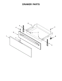 Drawer Parts parts for Whirlpool Range YWFE330W0EW1 from AppliancePartsPros.com