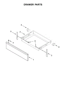 Drawer Parts parts for Whirlpool Range YWFE510S0ES1 from AppliancePartsPros.com