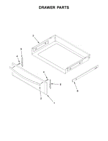 Drawer Parts parts for Whirlpool Range WFE745H0FE1 from AppliancePartsPros.com