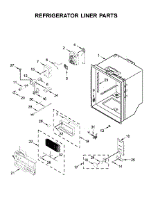 Refrigerator Liner Parts parts for Whirlpool Refrigerator WRF954CIHZ01 from AppliancePartsPros.com