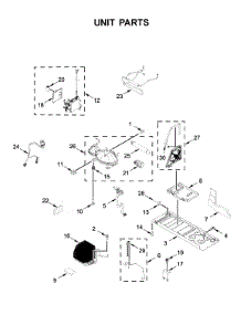 Unit Parts parts for Whirlpool Refrigerator WRF954CIHZ01 from AppliancePartsPros.com
