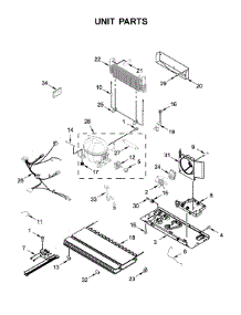 Unit Parts parts for Whirlpool Refrigerator WRFA32SMHZ01 from AppliancePartsPros.com