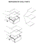 Refrigerator Shelf Parts