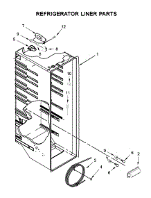 Refrigerator Liner Parts parts for Whirlpool Refrigerator WRS321SDHV01 from AppliancePartsPros.com