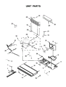 Unit Parts parts for Whirlpool Refrigerator WRF540CWHZ01 from AppliancePartsPros.com