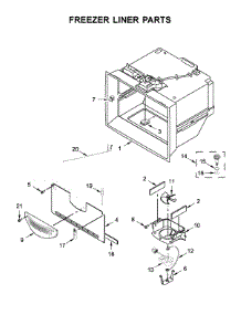 Freezer Liner Parts parts for Whirlpool Refrigerator WRF767SDHZ00 from AppliancePartsPros.com