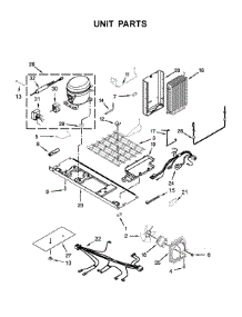 Unit Parts parts for Whirlpool Refrigerator WRSA71CIHN00 from AppliancePartsPros.com