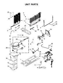 Unit Parts parts for Whirlpool Refrigerator WRF560SMHB00 from AppliancePartsPros.com