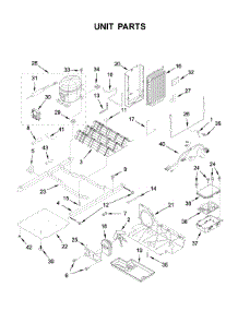 Unit Parts parts for Whirlpool Refrigerator WRS335SDHW00 from AppliancePartsPros.com