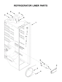 Refrigerator Liner Parts parts for Whirlpool Refrigerator WRS335SDHB00 from AppliancePartsPros.com