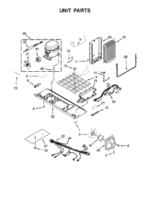 Unit Parts parts for Whirlpool Refrigerator WRS571CIHZ00 from AppliancePartsPros.com