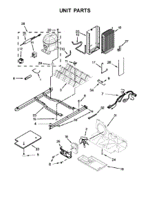 Unit Parts parts for Whirlpool Refrigerator WRS312SNHB00 from AppliancePartsPros.com