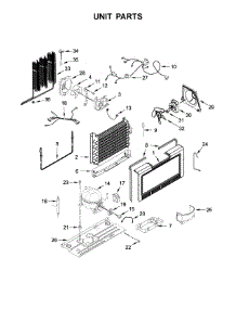 Unit Parts parts for Whirlpool Refrigerator WSR57R18DM01 from AppliancePartsPros.com