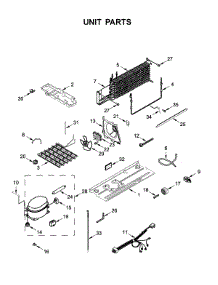 Unit Parts parts for Whirlpool Refrigerator WRT311FZDM01 from AppliancePartsPros.com