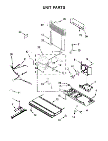 Unit Parts parts for Whirlpool Refrigerator WRFA35SWHN00 from AppliancePartsPros.com