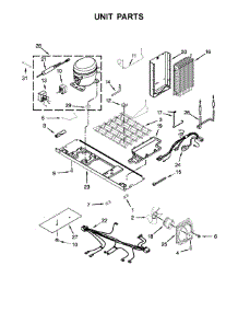 Unit Parts parts for Whirlpool Refrigerator WRS571CIDB02 from AppliancePartsPros.com